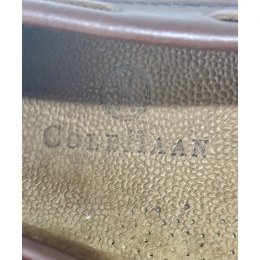 Cole Haan Pinch Kiltie Tassel Loafers Mens 11M British Tan Leather Dress Shoes